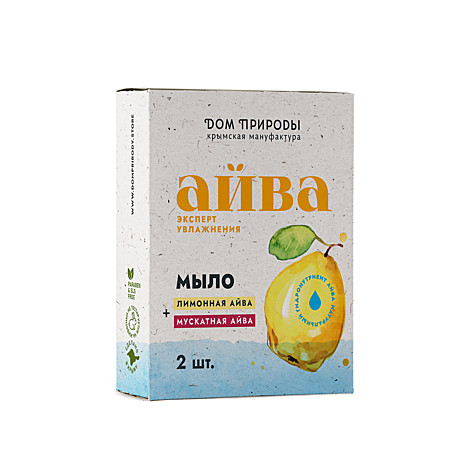 Твердое мыло Айва. Набор 2*100 г, (МДП) 200г
