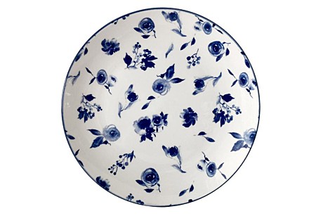 Тарелка обеденная  2401-95P Blue calico 24 см